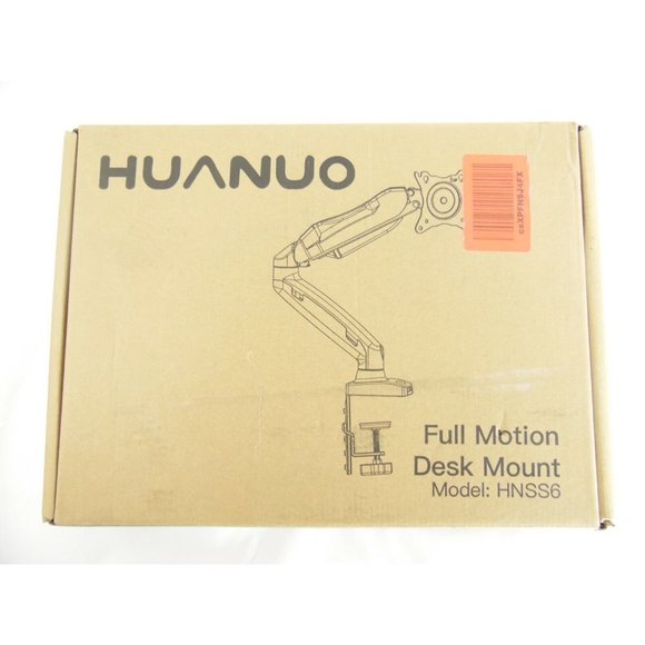 Supporto Monitor Singolo Huanuo HNSS6 Full Motion Da Scrivania - Braccio Nero